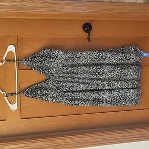 Green and white sundress